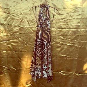 Tiger print List dress